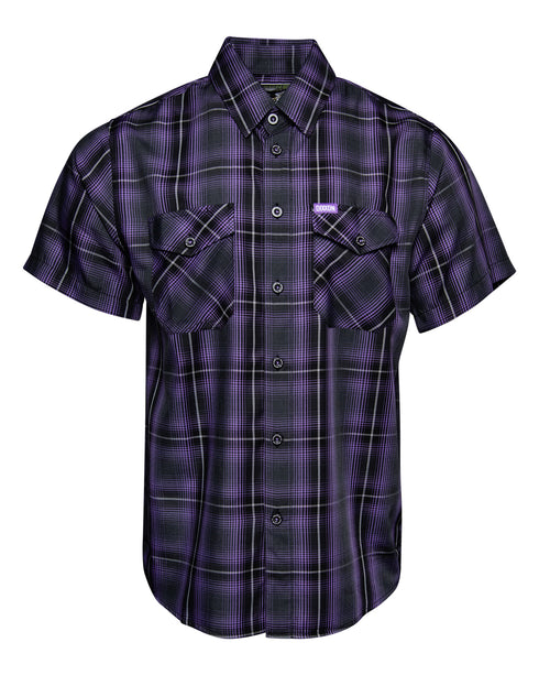 BIG LEAGUE BAMBOO SHORT SLEEVE BUTTON UP - MENS